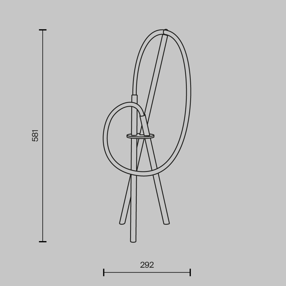 Настольный светильник Crochet Brass 3000К 15Вт в Москве