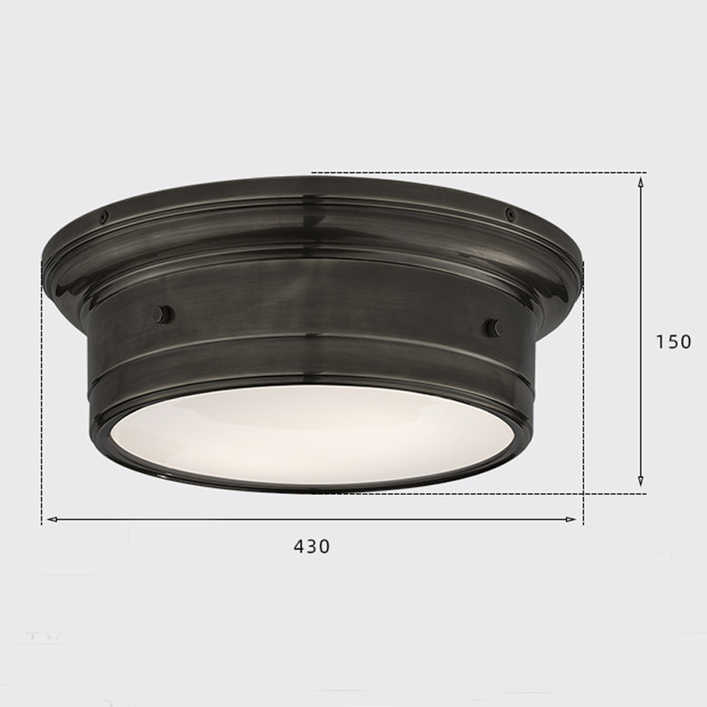 Потолочный светильник круглый черного цвета Modern Simple Ceiling Light Потолочный светильник круглый черного цвета Modern Simple Ceiling Light в Москве