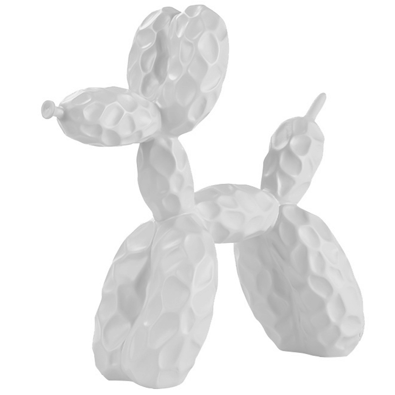  Jeff Koons Balloon Dog Crumpled White    | Loft Concept 