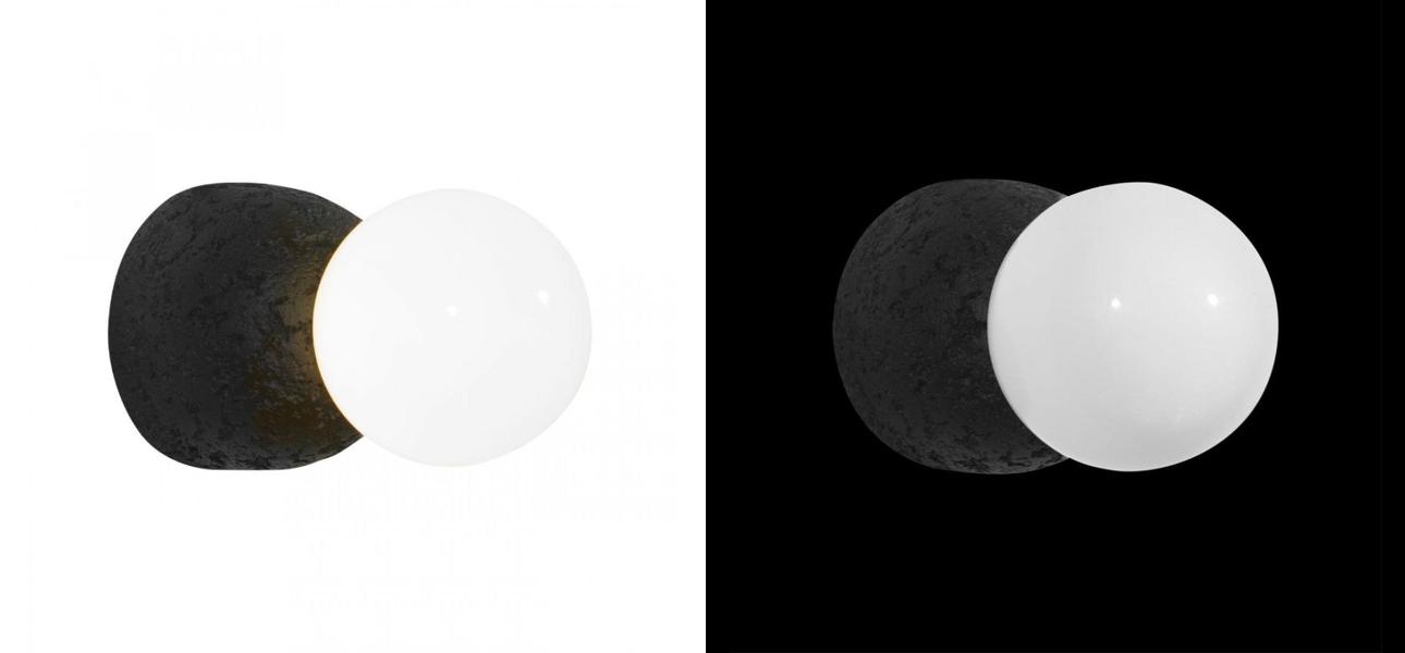 Бра Sea foam Black диаметр 10 - фото