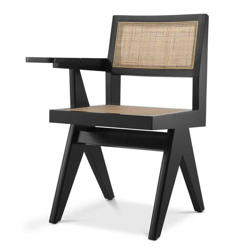 Стул Eichholtz Chair Niclas With Desk black