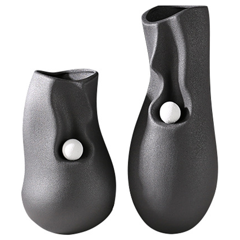  Molecule Collection Rhea Black Vase     | Loft Concept 