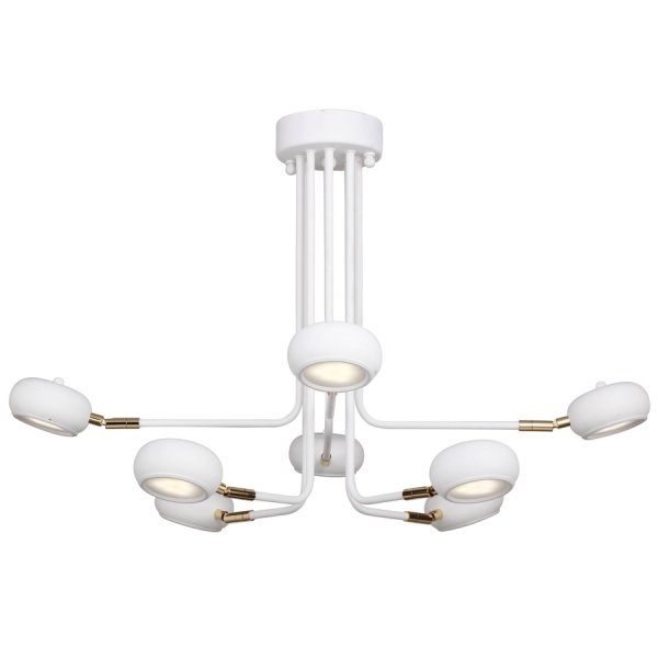 Люстра Curved Stix Chandelier 8 White 49850₽
