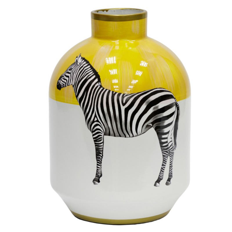  Zebra Vase white and yellow       | Loft Concept 