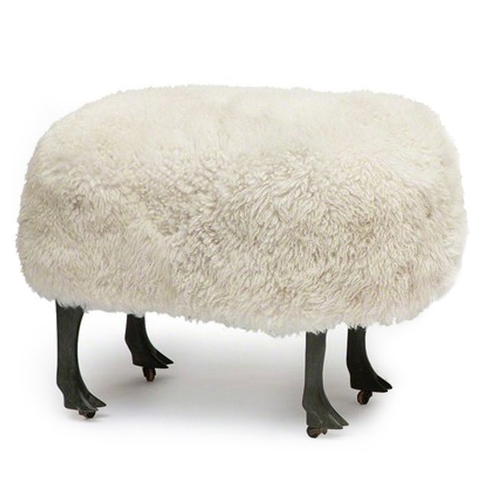  FRANCOIS-XAVIER LALANNE Moutons de laine OTTOMANS      | Loft Concept 