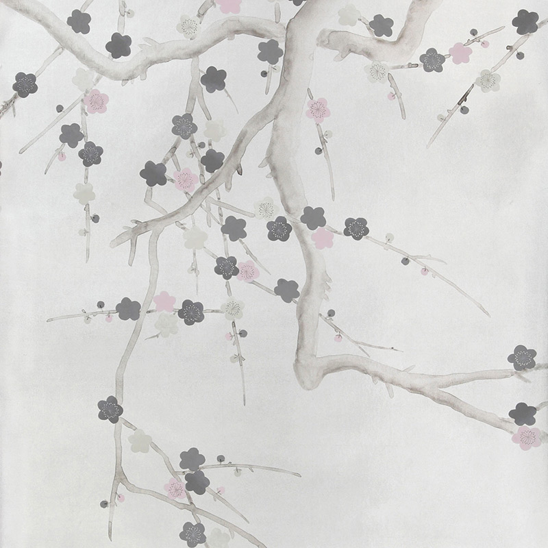    Plum Blossom Colourway SC-233 on Sterling Silver gilded silk    | Loft Concept 