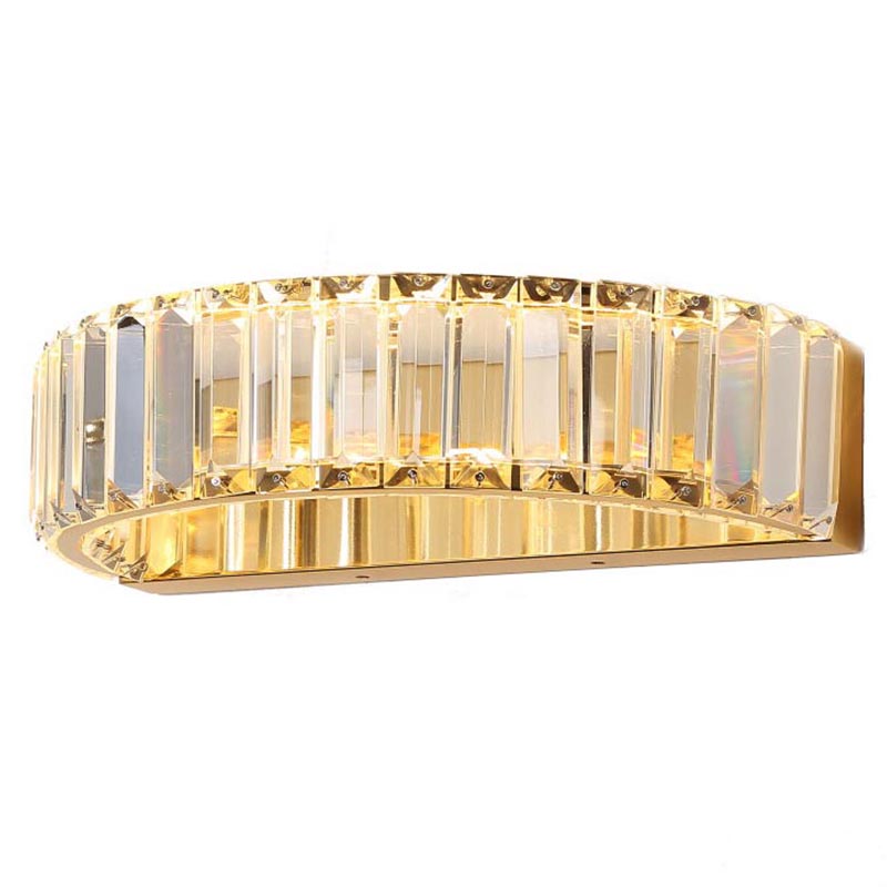  Crystal Shine Linda Gold Wall Lamp A   (Transparent)   | Loft Concept 