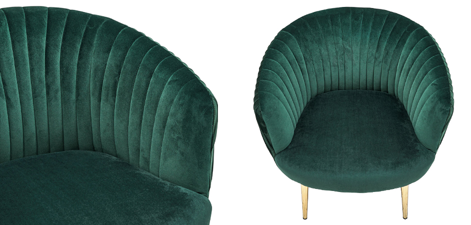 Кресло Christiano Chair green - фото