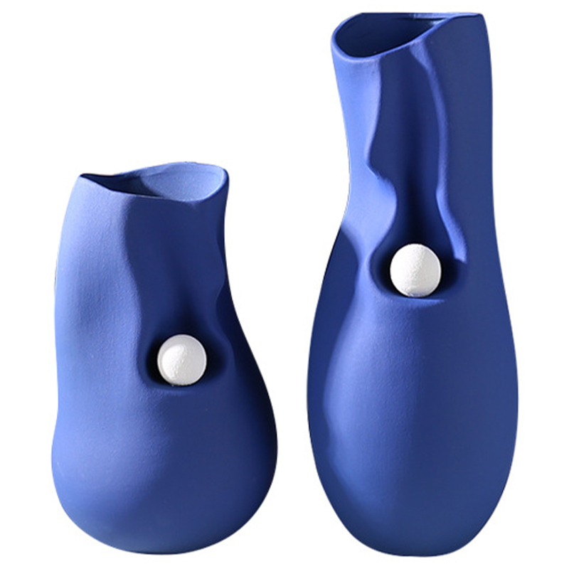  Molecule Collection Rhea Blue Vase     | Loft Concept 