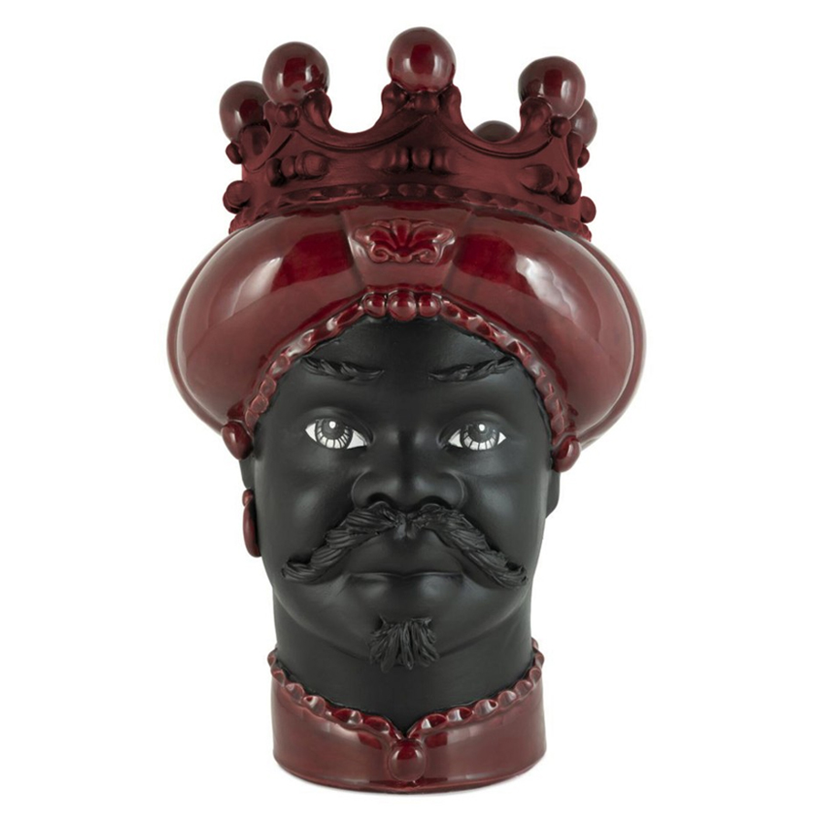 

Ваза Vase Moro Man Crown Dark Burgundy