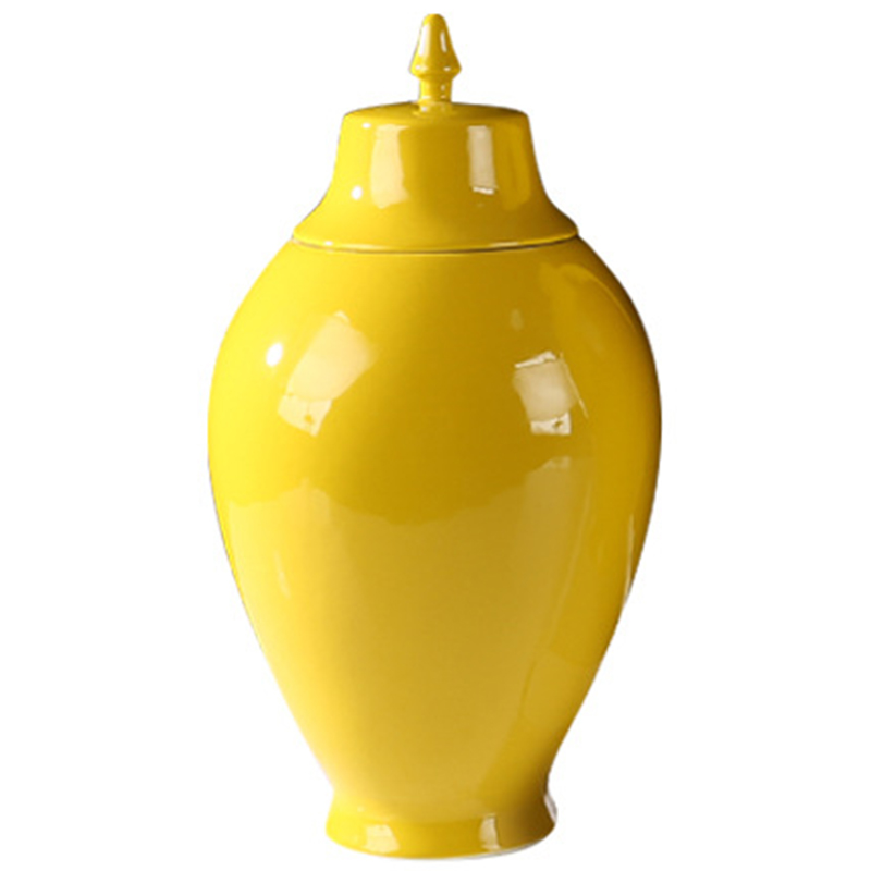    Ceramic Yellow Vase    | Loft Concept 