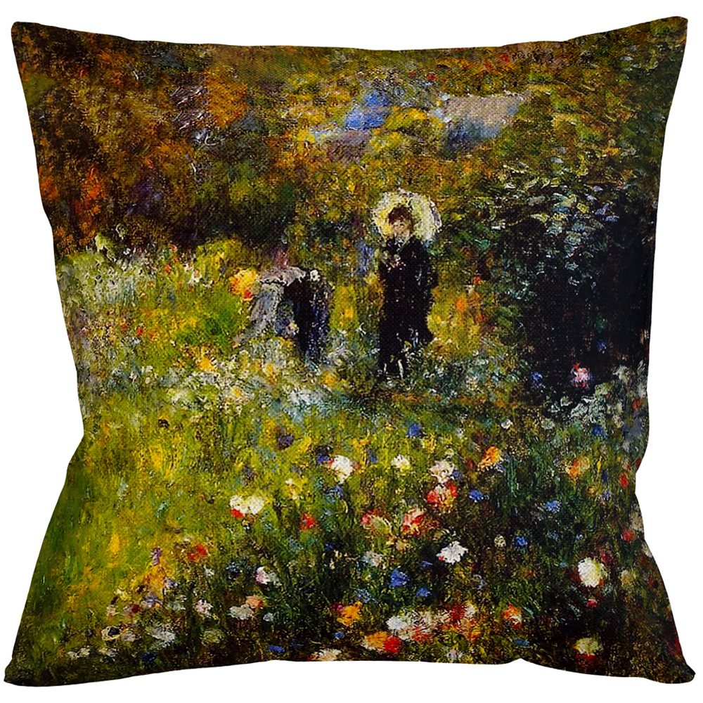 

Подушка декоративная с цветочным принтом Impressionism in Color