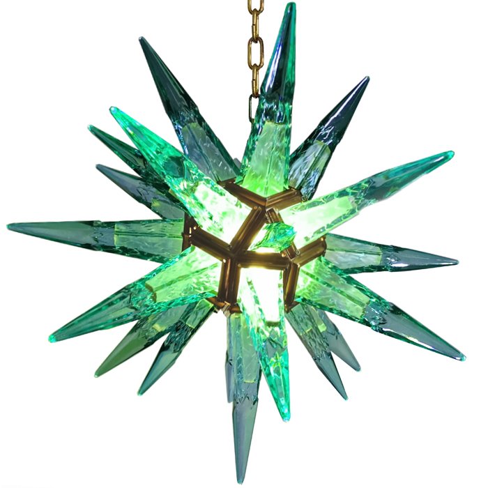  Chandelier Star Turquoise    | Loft Concept 