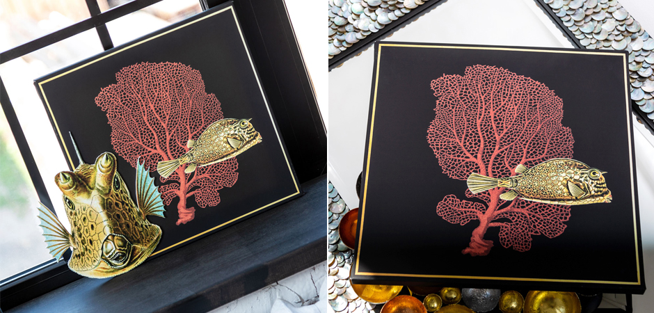 Постер Fish and Coral Poster 1 Постер Fish and Coral Poster 1 - Loft-Concept в Москве