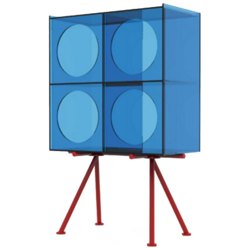     Blue Acrylic Cupboard    | Loft Concept 