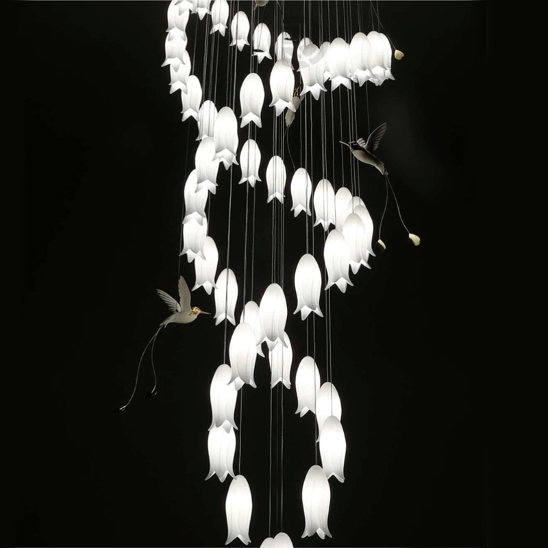       Sagarti Contemporary chandelier ALBA Flowers & Birds     | Loft Concept 