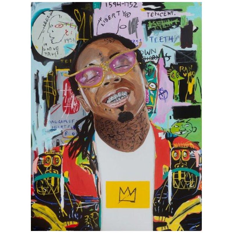  King Weezy with Basquiat Jacket and Background    | Loft Concept 