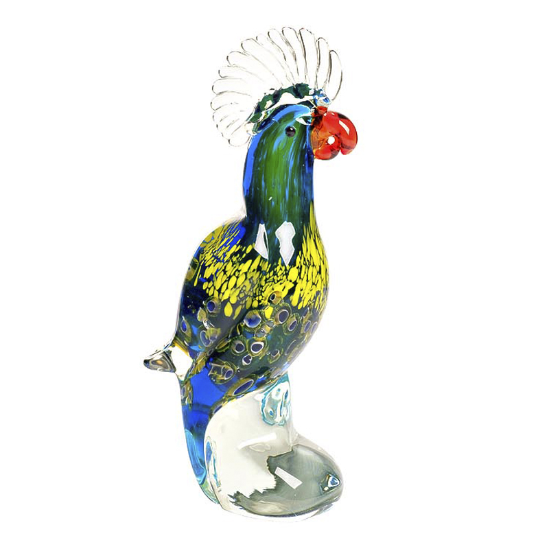  Glass Colored Parrot    | Loft Concept 