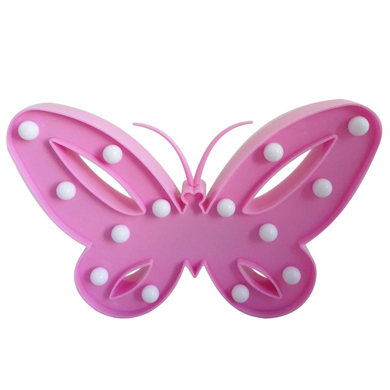 

Детский ночник Розовая бабочка