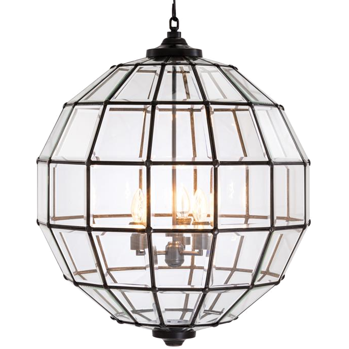  Lantern Luna Bronze L    (Transparent)   | Loft Concept 