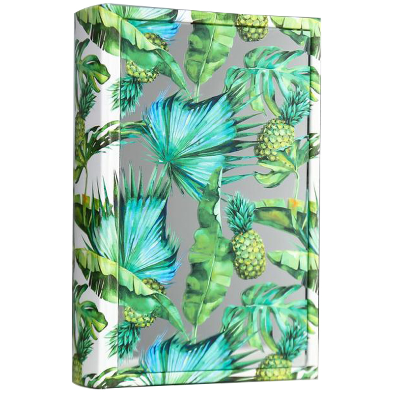 - Pineapples and Leaves Mirror Book Box      | Loft Concept 