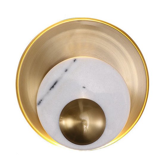 Ginger & Jagger Pearl WALL LAMP round gold     | Loft Concept 