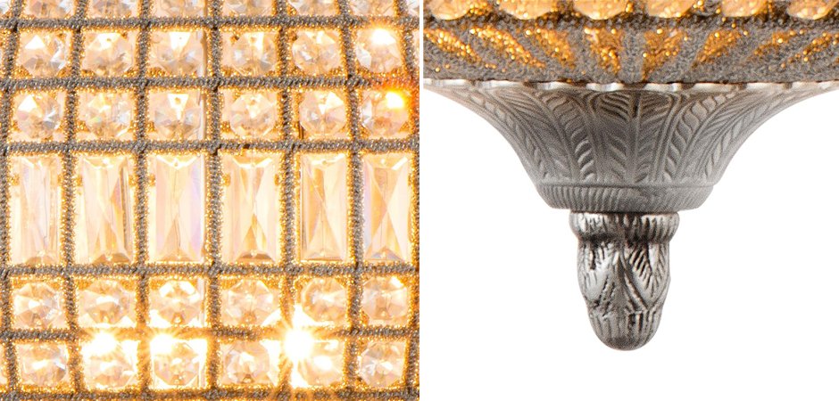 Люстра Chandelier Kasbah Oval L Nickel - Loft-Concept в Москве