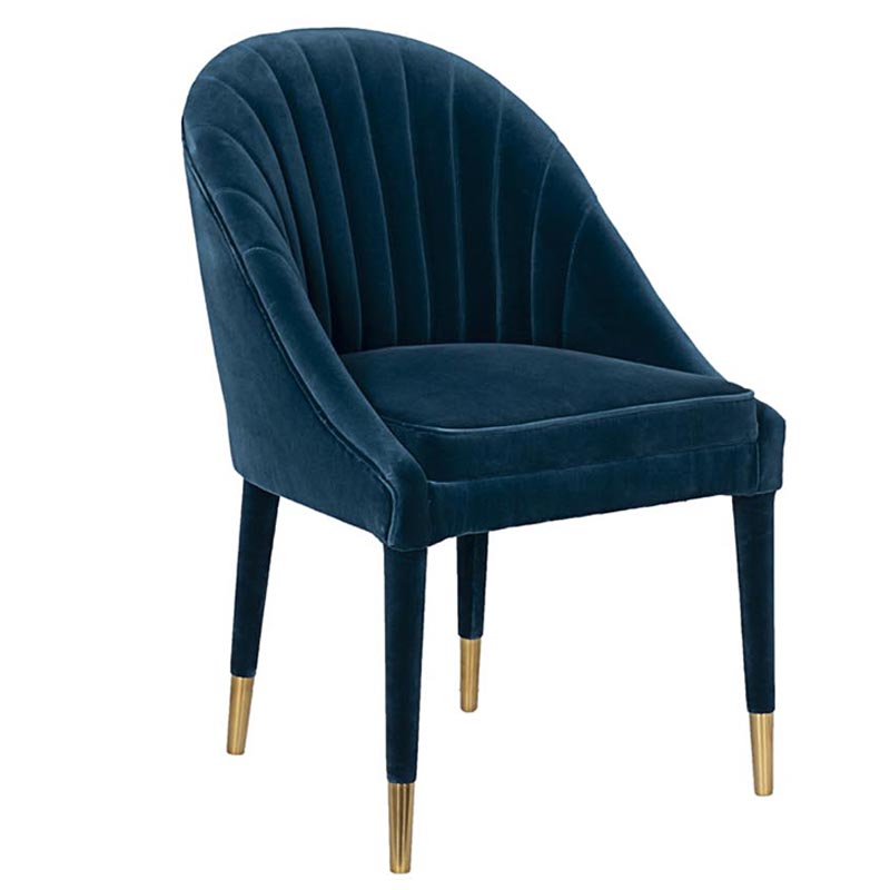  Walton Chair blue velor     | Loft Concept 