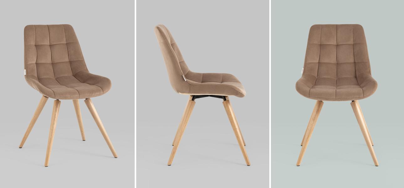 Стул NANCY Chair Велюр Капучино по цене 8 100 руб. купить в Москве с ...
