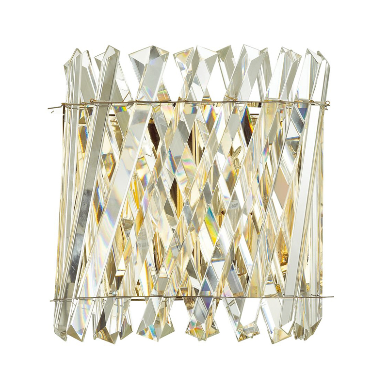  Crystal Crossed Stripes Gold    | Loft Concept 