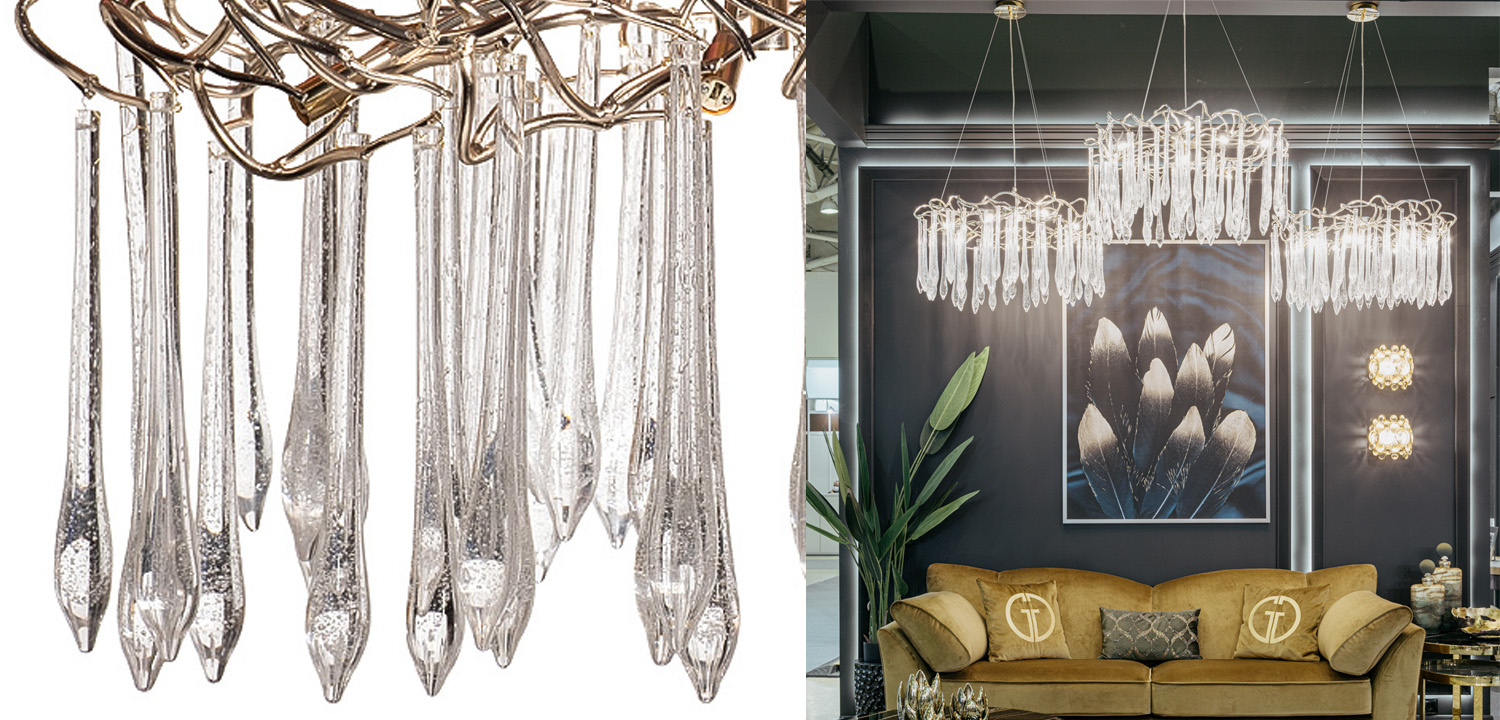 Люстра Droplet Plexus Branches Chandelier - фото