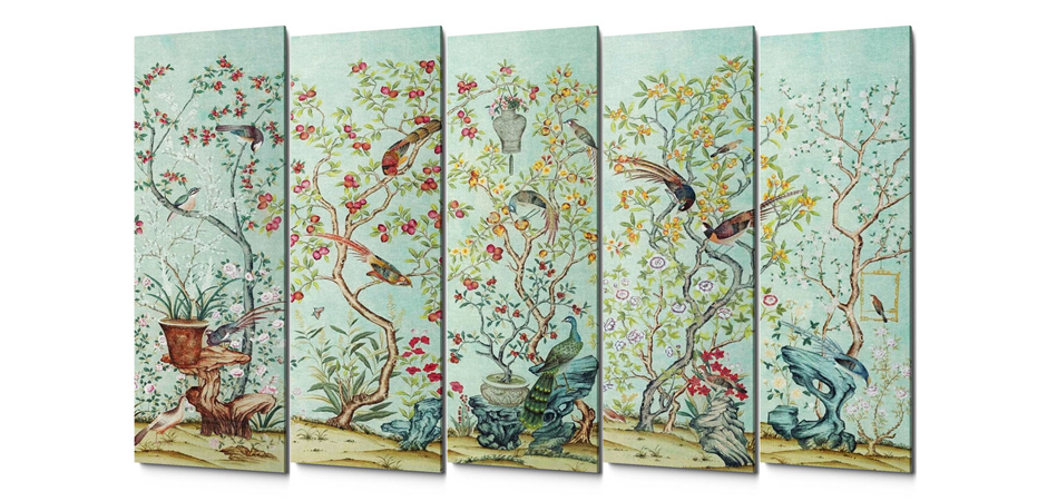 Постер Blue Chinoiserie 5 - фото №1