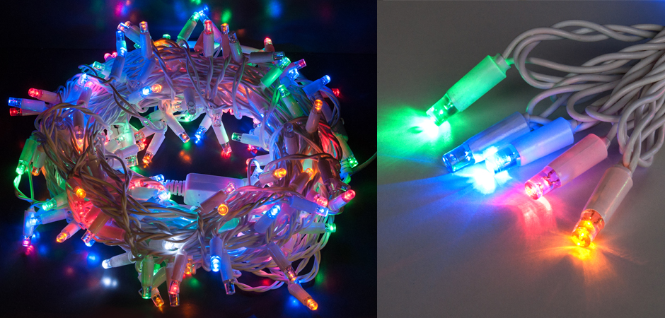 Мерцающая Цветная Гирлянда для улицы - Loft-Concept в Москве
