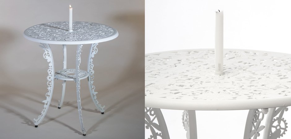 Обеденный стол Seletti Industry Collection ALUMINIUM TABLE – WHITE - фото №1