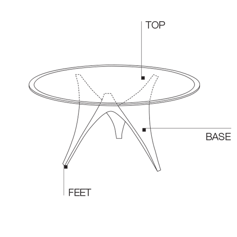           ARC Dining Table  