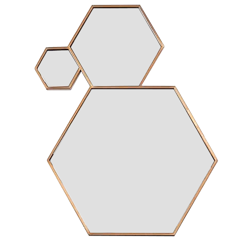  Hexagons Mirror    | Loft Concept 