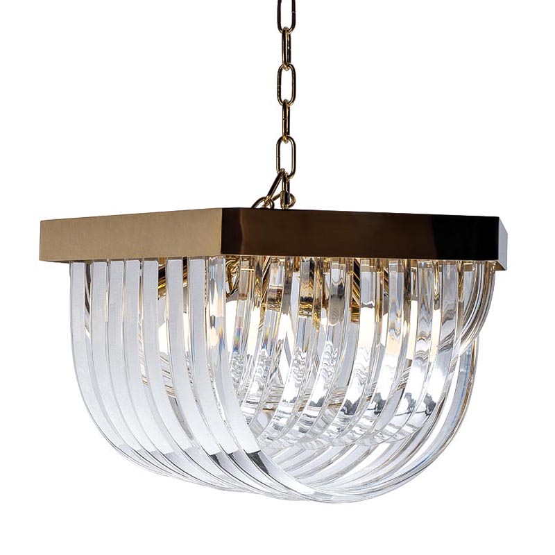  Retro FROZEN GLASS gold 9 lamp     | Loft Concept 