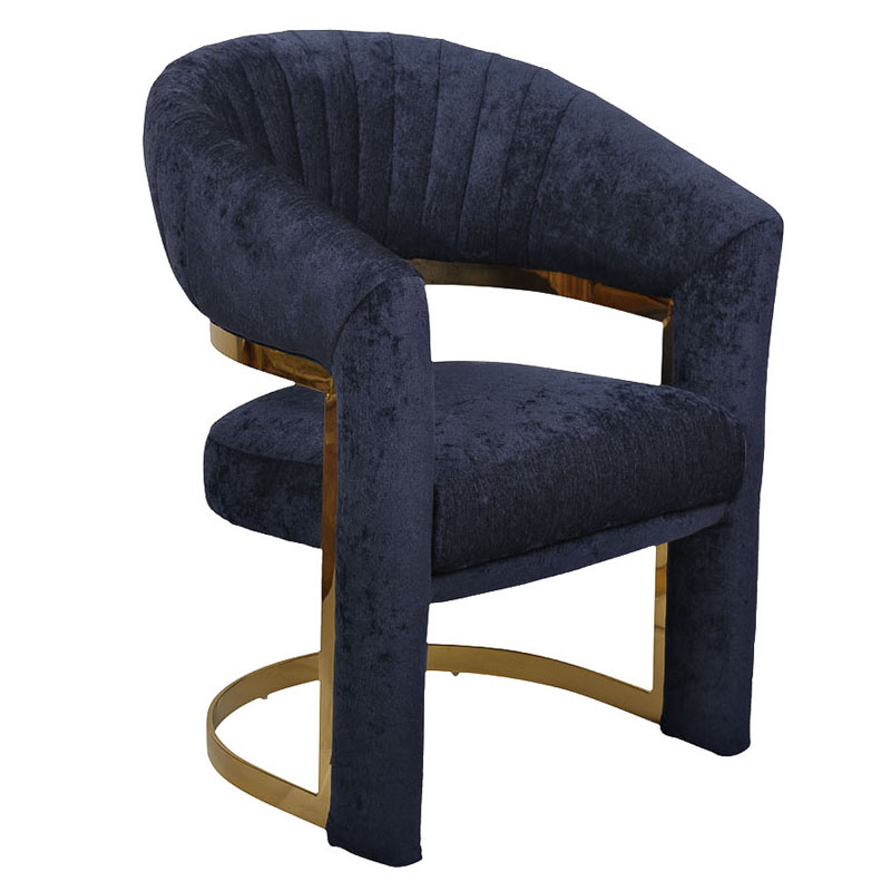 Полукресло Valbonne Chair blue velour