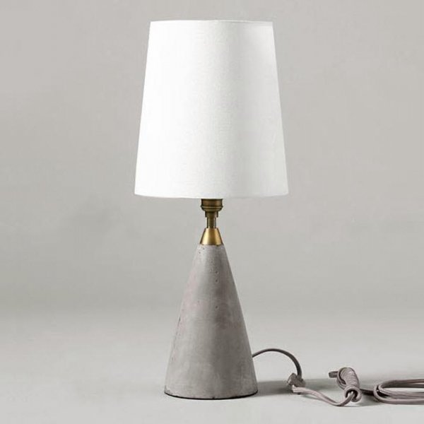   Concrete Stone Table Lamp Cone    | Loft Concept 