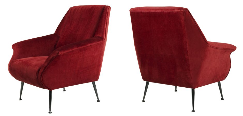Кресло Eichholtz Chair Trezzo Red - фото