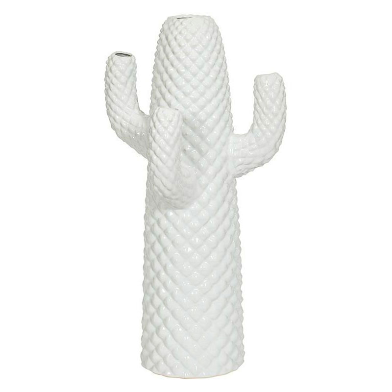 

Фигурка керамика белый кактус большая White Cactus