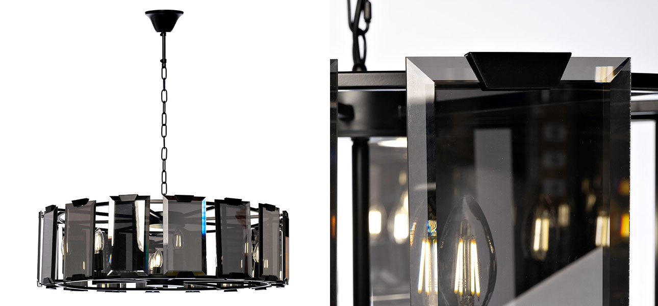 Люстра стеклянная Jaina  - фото