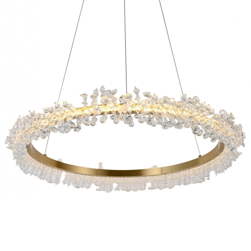 

Crystal round chandelier Светильник Кольцо из Хрусталя