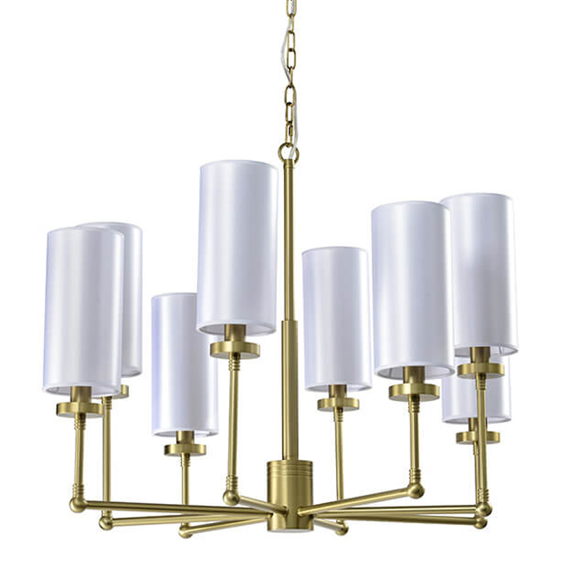  Fabric Lampshade Brass 8      | Loft Concept 