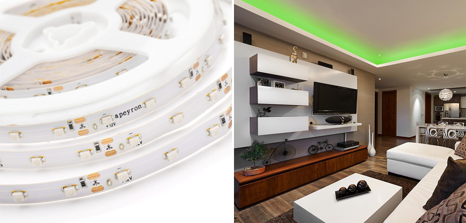 Светодиодная влагозащищенная лента 4,8W/m 60LED/m 3528SMD зеленый 5M Светодиодная влагозащищенная лента 4,8W/m 60LED/m 3528SMD зеленый 5M - Loft-Concept в Москве