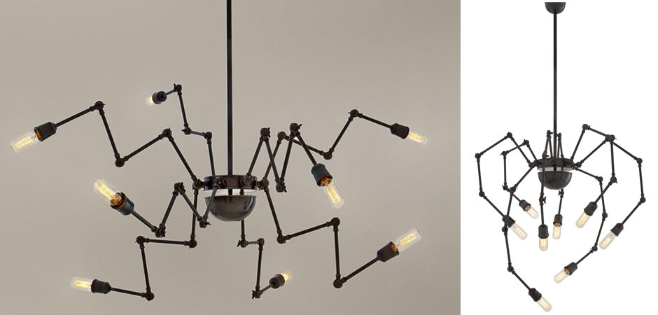 Люстра Eichholtz Ceiling Lamp Spider - Loft-Concept в Москве