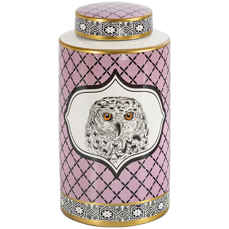    Owl Collection Pink Vase   -   | Loft Concept 