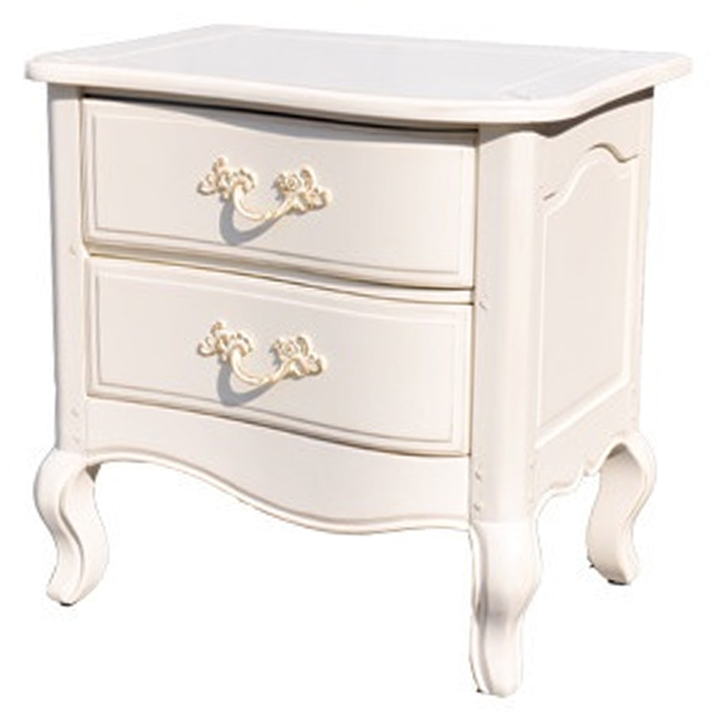 Прикроватная тумба в стиле прованс с 2-мя ящиками Favre Montmartre Provence Bedside Table 46800₽