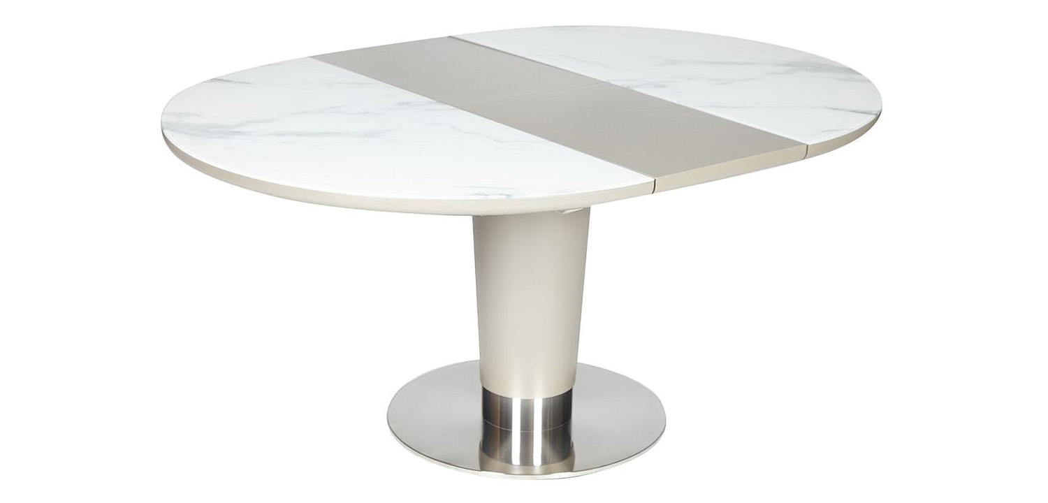 Стол раскладной White Marble - фото