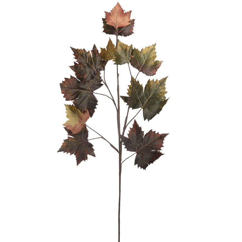 

Декоративная искусственная ветвь Кленовые Листья